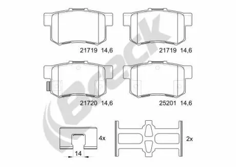 Автозапчасть BRECK 217200070400