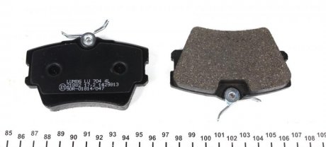 Тормозные колодки (задние) VW T4 1.9/2.5D/TDI 96- BRECK 21882 00 704 00 (фото 1)