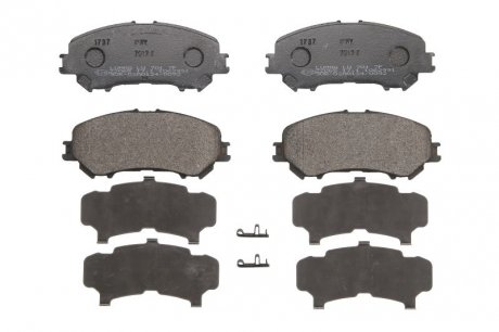 Тормозные колодки (передние) Nissan Qashqai II/Renault Kadjar 13- BRECK 22065 00 701 00 (фото 1)