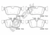 Керамічні гальмівні колодки задн, VOLVO S60 III, S90 II, V60 II, V90 II, XC60 II 2.0-2.0H 03.16- BRECK 225680055400 (фото 1)