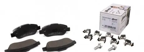 Тормозные колодки (передние) Fiat Panda/Fiorino 1.2/1.3D 03- BRECK 24072 00 702 00