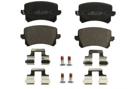Тормозные колодки (задние) Audi A6/VW CC 1.8TSI/2.0TDI 10- (TRW) BRECK 24483 00 704 10 (фото 1)