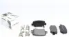 Тормозные колодки (задние) Toyota Avensis 08- (Bosch) BRECK 24885 00 704 10 (фото 1)