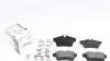 Тормозные колодки (задние) Citroen C4/Peugeot 308/508 09- (Lucas) BRECK 24922 00 704 00 (фото 1)