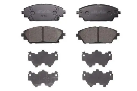 Комплект гальмівних колодок передн, MAZDA 3, 3/HATCHBACK, CX-3, CX-30 1.5-2.2D 07.13- BRECK 258750070100