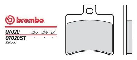 Автозапчасть BREMBO 07020XS