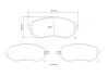 Гальмівні колодки - тюнінг, передн SUBARU BRZ, FORESTER, IMPREZA, LEGACY IV, LEGACY V, OUTBACK, XV, TOYOTA GT 86 1.5-2.5 12.00- BREMBO 07B31473 (фото 3)