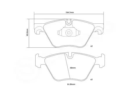 Автозапчасть BREMBO 07B31497
