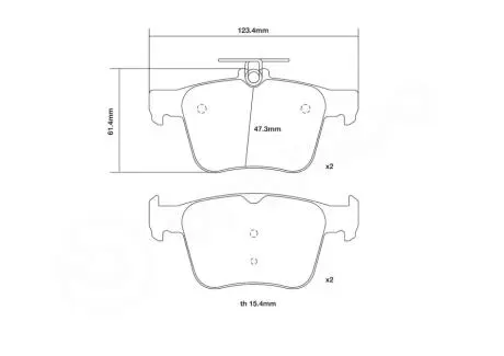 Автозапчасть BREMBO 07B31542
