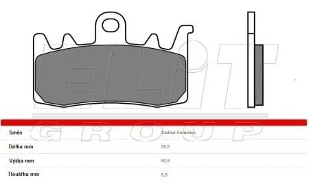 Тормозные колодки BREMBO 07BB38RC