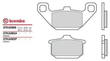 Тормозные колодки BREMBO 07KA08SP