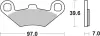Тормозная колодка (диск) BREMBO 07PO02SD (фото 1)