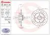 Диск тормозной (задний) Citroen C3/C4/Peugeot 207/307 05-(248.4х9) (d=30mm) (с подшипником) BREMBO 0895122X (фото 1)