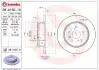 Диск гальмівний BREMBO 08A15011 (фото 1)