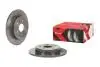 Диск тормозной (задний) Toyota Camry 2.0-3.5 16V 17- (281x12) PRO BREMBO 08D4181X (фото 2)