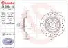 Диск тормозной (задний) Ford Focus 18- (271x11) PRO BREMBO 08D8641X (фото 1)