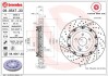 Диск гальмівний CLK C209 /2-elementowa,nawiercana,pіywaj№ca/ BREMBO 09954733 (фото 1)