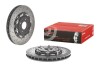 Диск тормозной FIAT 500 ABARTH /2-elementowa,nawiercana,/ BREMBO 09B08513 (фото 2)