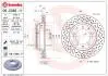 Диск тормозной PORSCHE 911 tyі 93-97 BREMBO 09C08511 (фото 1)