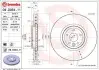 Диск тормозной XE XF BREMBO 09D06411 (фото 1)