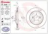 Диск тормозной TYL BREMBO 09D08511 (фото 1)