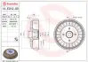 Гальмівний барабан Logan 07-/Stepway 12- (228,6x52,3mm)/к-т з підшипн. BREMBO 14.E312.50 (фото 1)