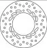 Диск тормозной BREMBO 68B40748 (фото 1)