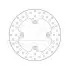 Диск тормозной BREMBO 68B40792 (фото 1)