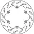 Диск тормозной BREMBO 68B407E9 (фото 1)