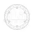 Тормозной диск BREMBO 68B407K3 (фото 1)