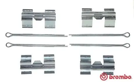 Тормозные колодки (монтажный набор) BREMBO A02257 (фото 1)