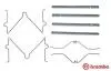 Тормозные колодки (монтажный набор) BREMBO A02263 (фото 1)