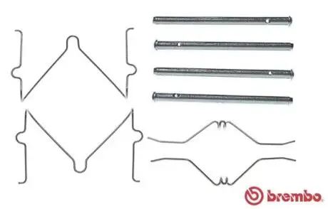Гальмівні колодки (монтажний набір) BREMBO A02263