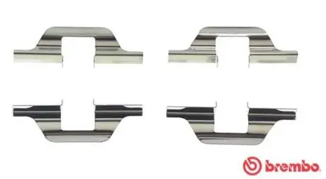 Гальмівні колодки (монтажний набір) BREMBO A02304