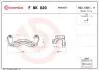 Ремкомплект гальмівного супорта передній BREMBO FBK020 (фото 2)