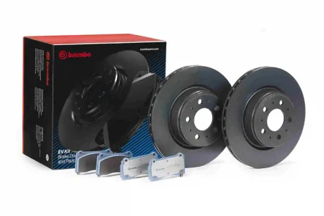 Гальмівний диск в зборі передн ((EN) discs and pads) TESLA MODEL 3 Electric 01.17- BREMBO KT08001 (фото 1)