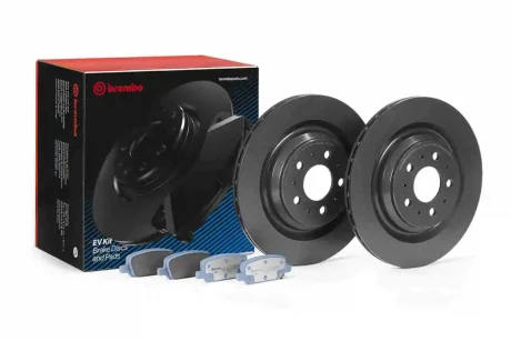 Гальмівний диск в зборі задн ((EN) discs and pads) TESLA MODEL 3 Electric 01.17- BREMBO KT08002