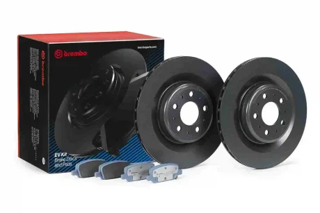 Гальмівний диск в зборі задн ((EN) discs and pads) TESLA MODEL Y Electric 07.21- BREMBO KT08004