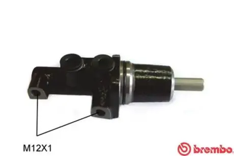 Головний гальмівний циліндр BREMBO M50033