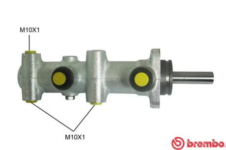 Головний гальмівний циліндр BREMBO M61001 (фото 1)