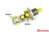 Головний гальмівний циліндр BREMBO M68027 (фото 1)