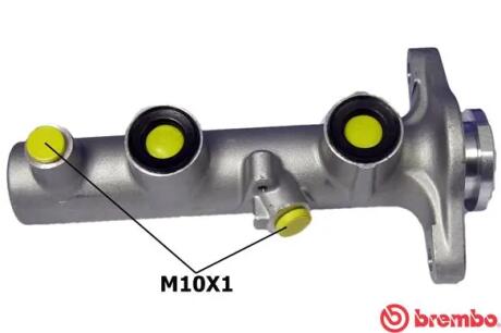 Головний гальмівний циліндр BREMBO M83023 (фото 1)