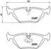 Тормозные колодки дисковые BREMBO P06 013 (фото 1)