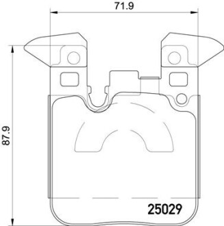 Гальмівні колодки 3 Gran Turismo (F34) BREMBO P06087X