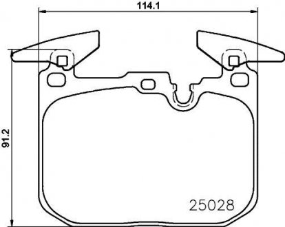 Тормозные колодки – тюнинг, передний BREMBO P06096