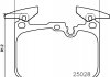 Комплект тормозных колодок из 4 шт. дисков BREMBO P06096X (фото 1)