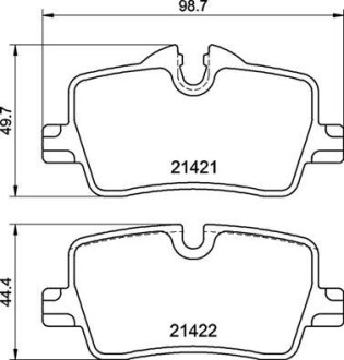 Гальмівні колодки дискові BREMBO P06 113