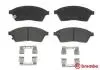 Комплект гальмівних колодок (Перед) BREMBO P09009 (фото 2)