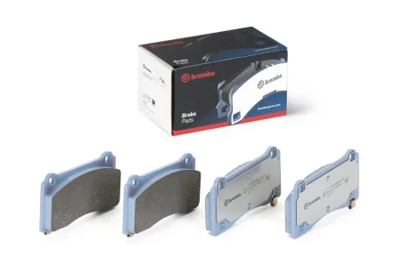 Комплект гальмівних колодок передн ((EN) for electric vehicles, (EN) only for installation with EV discs), TESLA MODEL 3, MODEL Y Electric 01.17- BREMBO P09028E