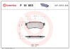 Колодки тормозные дисковые, к-кт. BREMBO P10053 (фото 1)